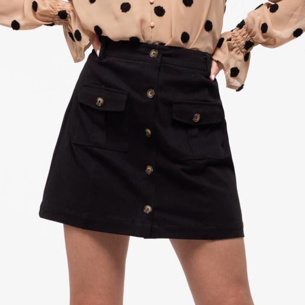 0019 NWT High Waisted School Girl Mini Skirt